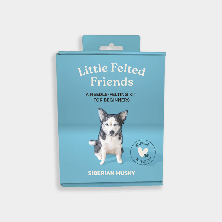 Little Felted Friends: Siberian Husky (Needle-Felting Kit)