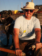 f*ck this I'm out - Sailboat Unisex Tee Light Blue