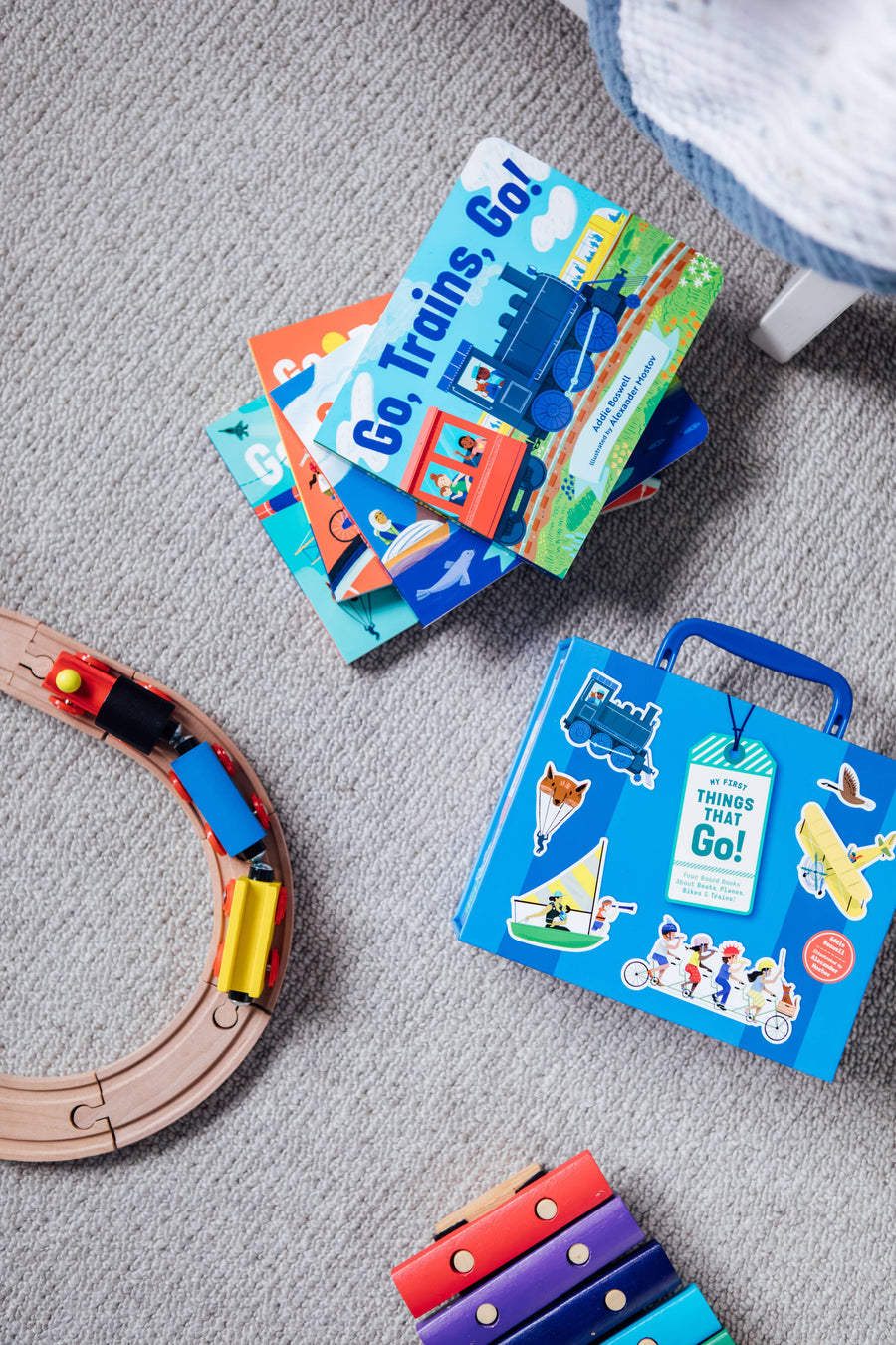 My First Things That Go: A Transportation Board Book Set