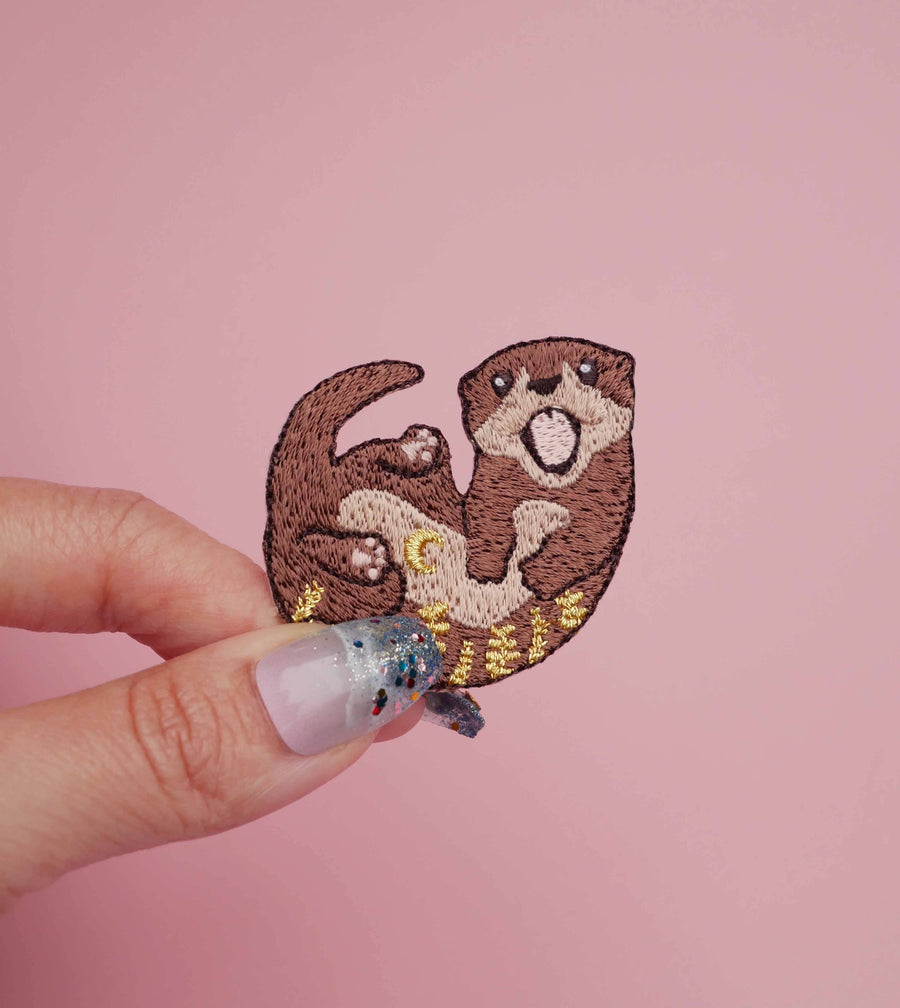 Fairy Otter Iron-on Patch