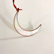 Stained Glass Crescent Moon 4"