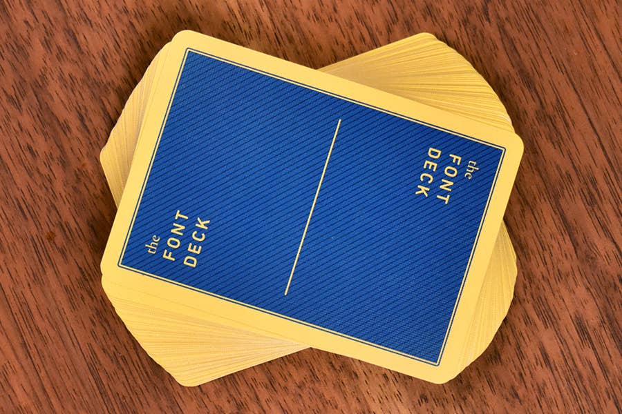The Font Deck: Playing Cards about Typography