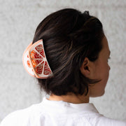 Large Grapefruit Slice Hair Claw Clip - Jenny Lemons