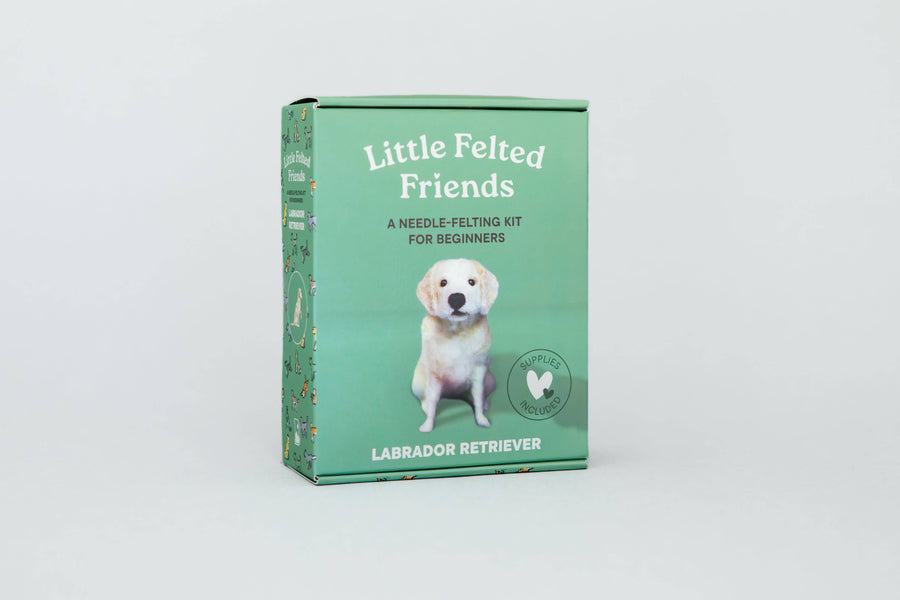 Little Felted Friends: Labrador Retriever Needle-Felting Kit