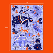 Nordic Animals | 99 Piece Jigsaw Puzzle