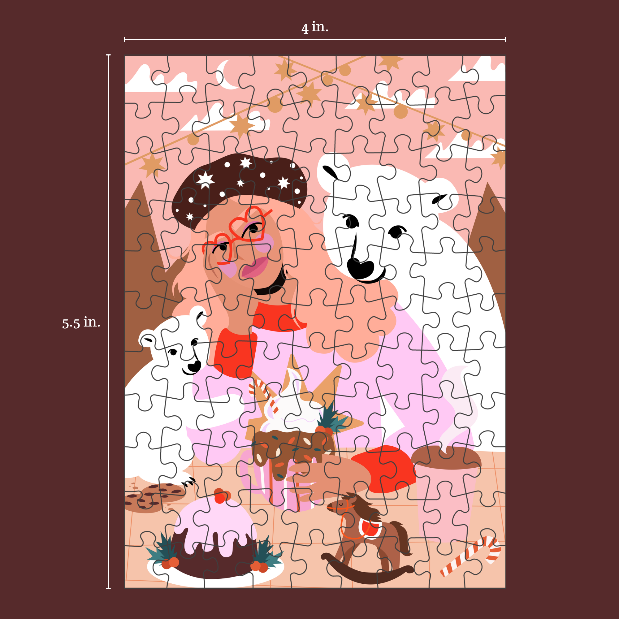 Polar Bear | 99 Piece Jigsaw Puzzle