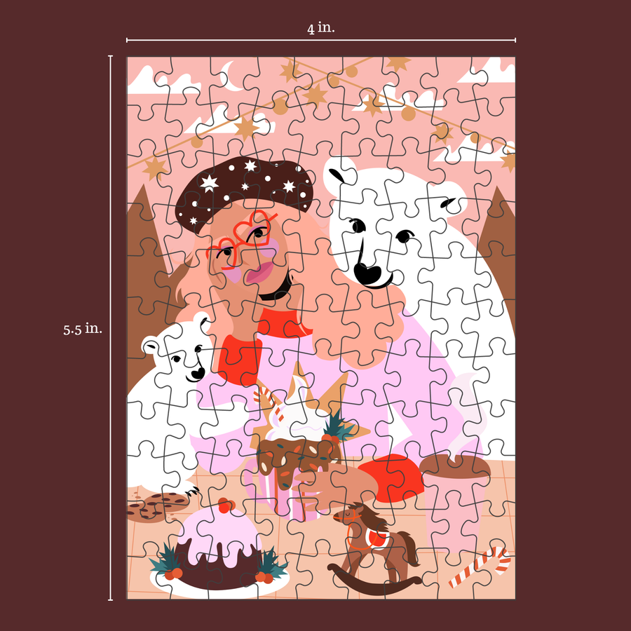 Polar Bear | 99 Piece Jigsaw Puzzle