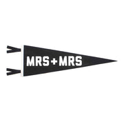Mrs + Mrs Wedding Pennant