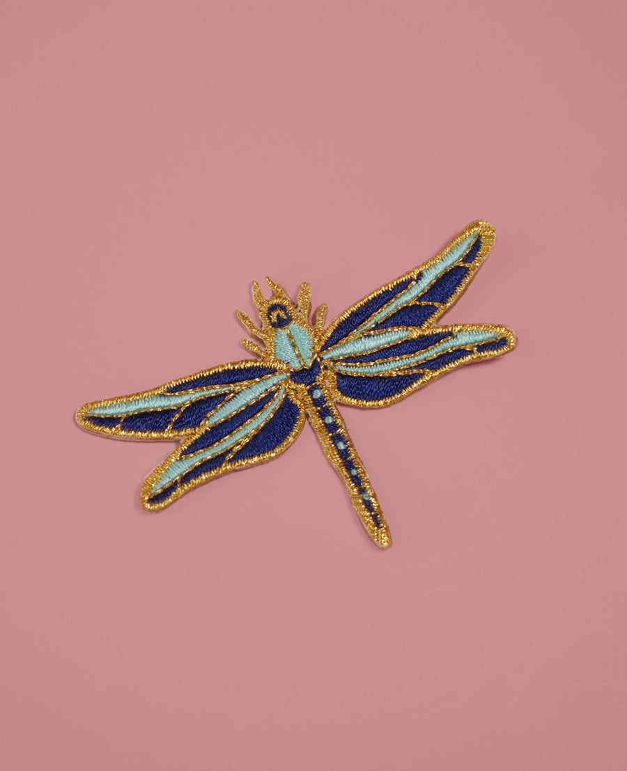Dragonfly iron-on patch