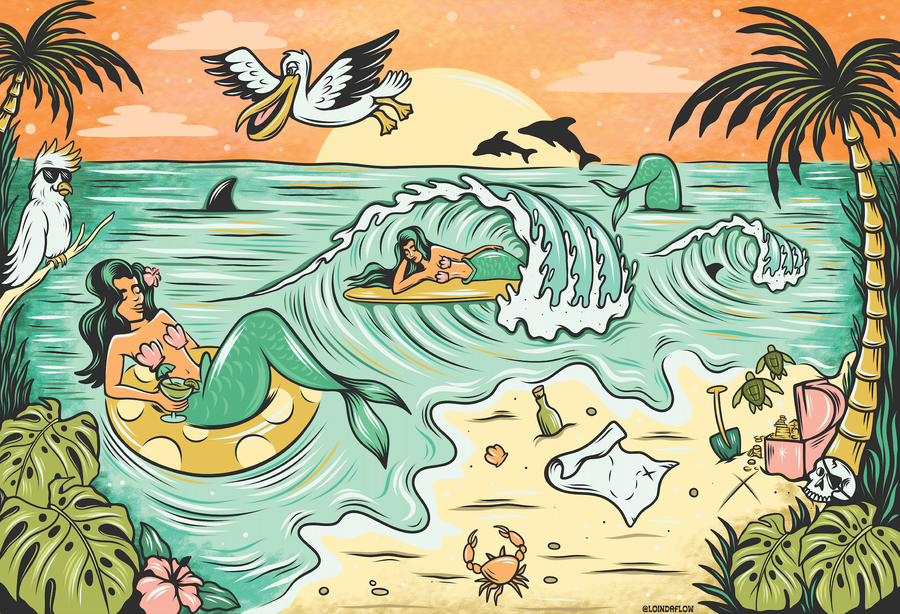 Mermaid's Cove by Loinda Flow