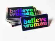 Believe Women Sticker