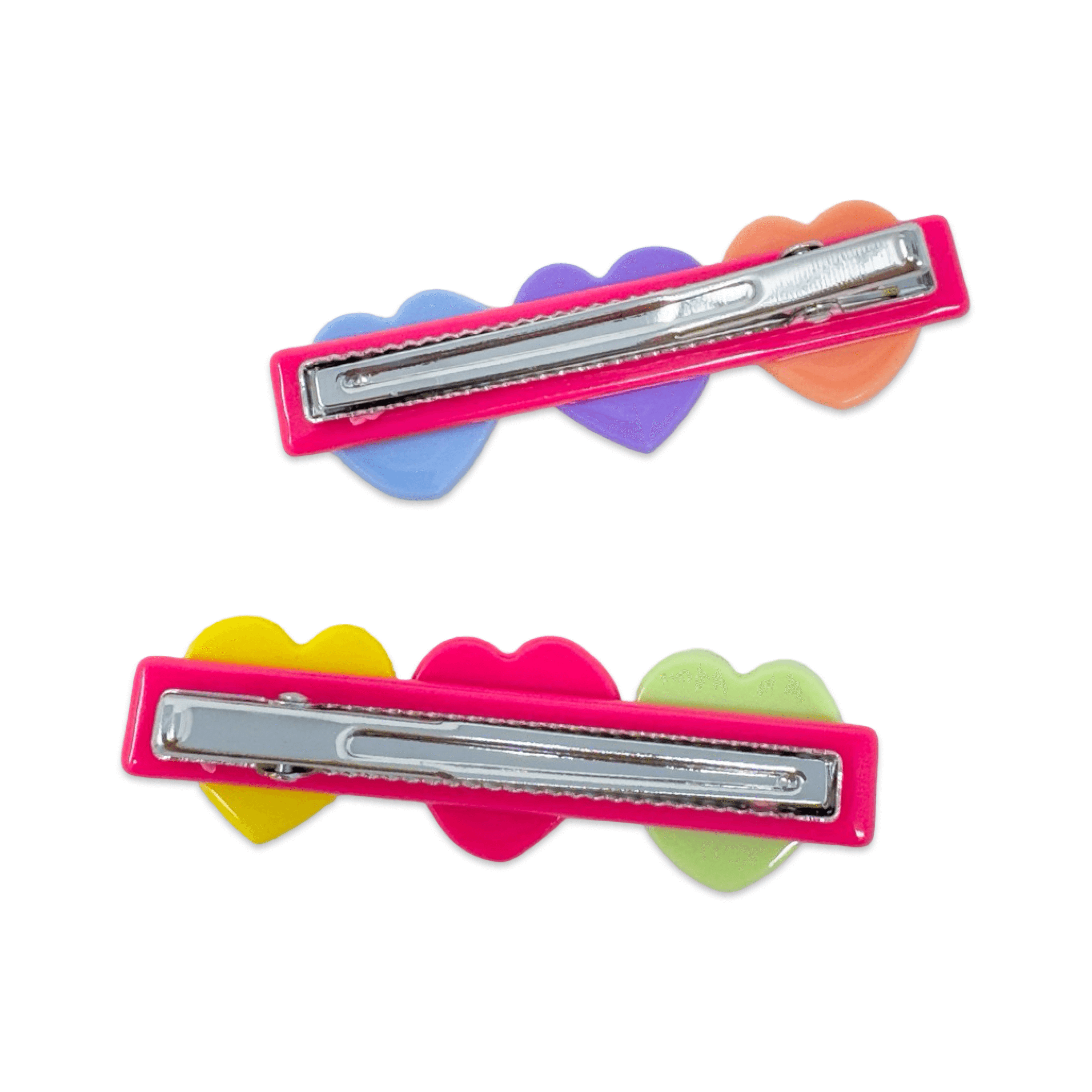 Eco-friendly Candy Hearts Valentine's Day Alligator Hair Clip Set