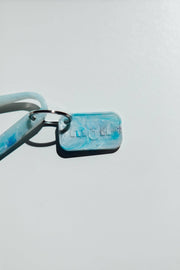 Carabiner Bag Charm Keychain made from Recycled Plastic