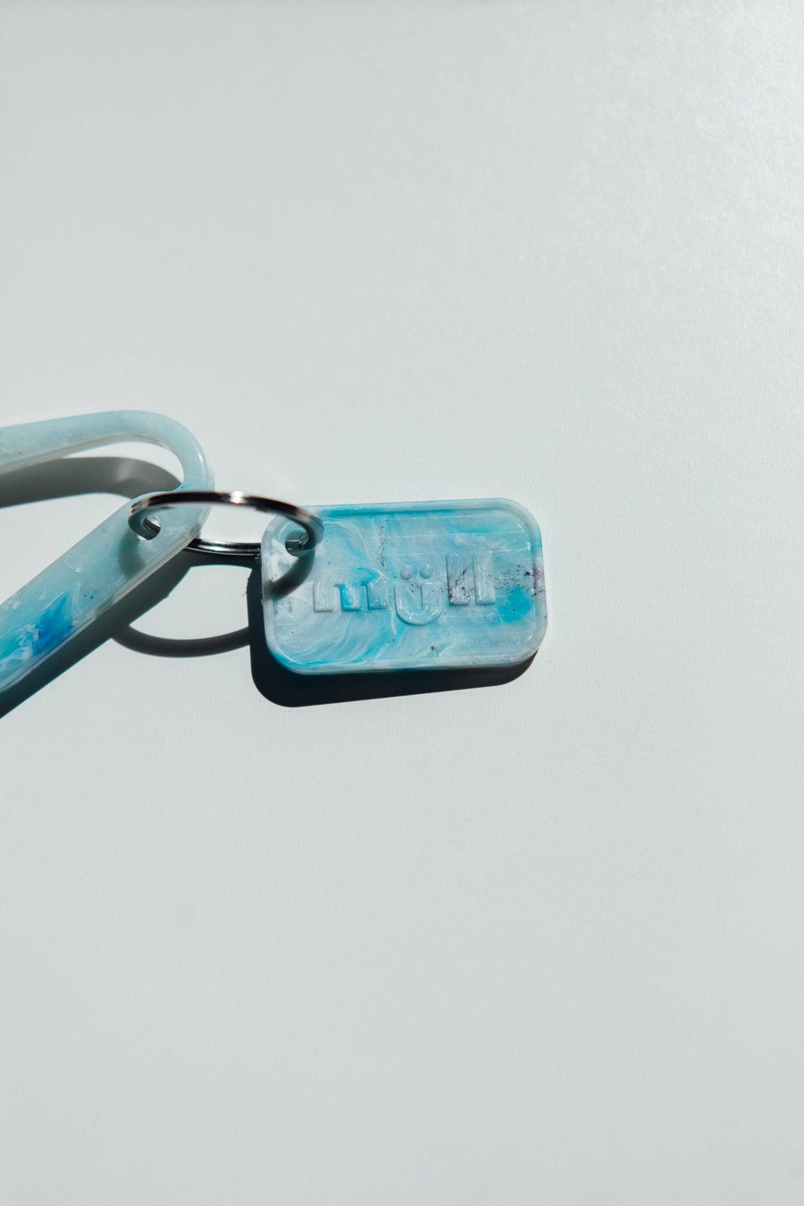 Carabiner Bag Charm Keychain made from Recycled Plastic