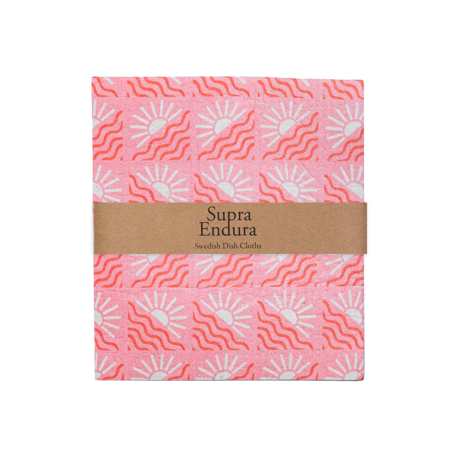 Swedish Dishcloth 3- Pack- Sunset Print