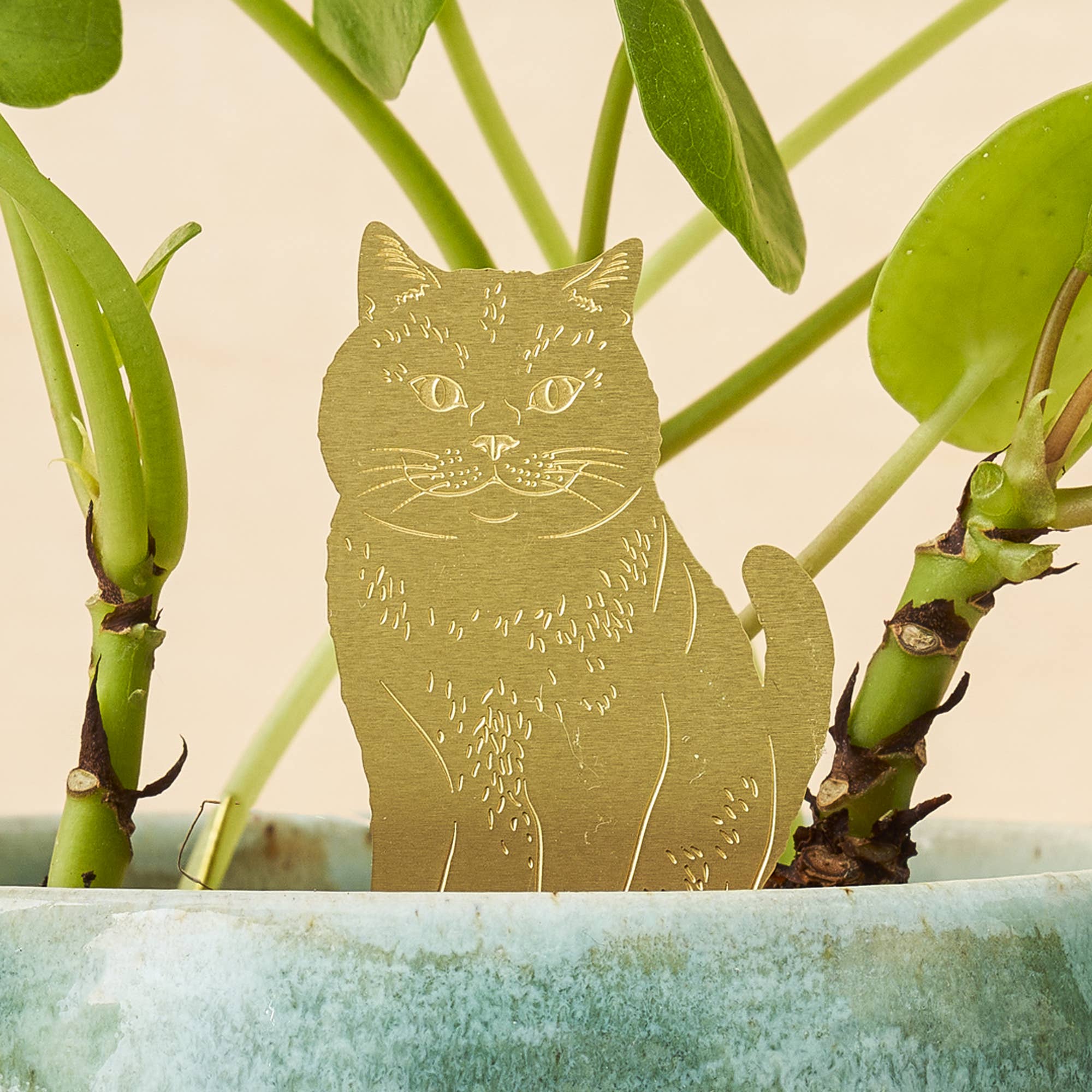 Plant Animals - brass animal decor for plants and plant lovers