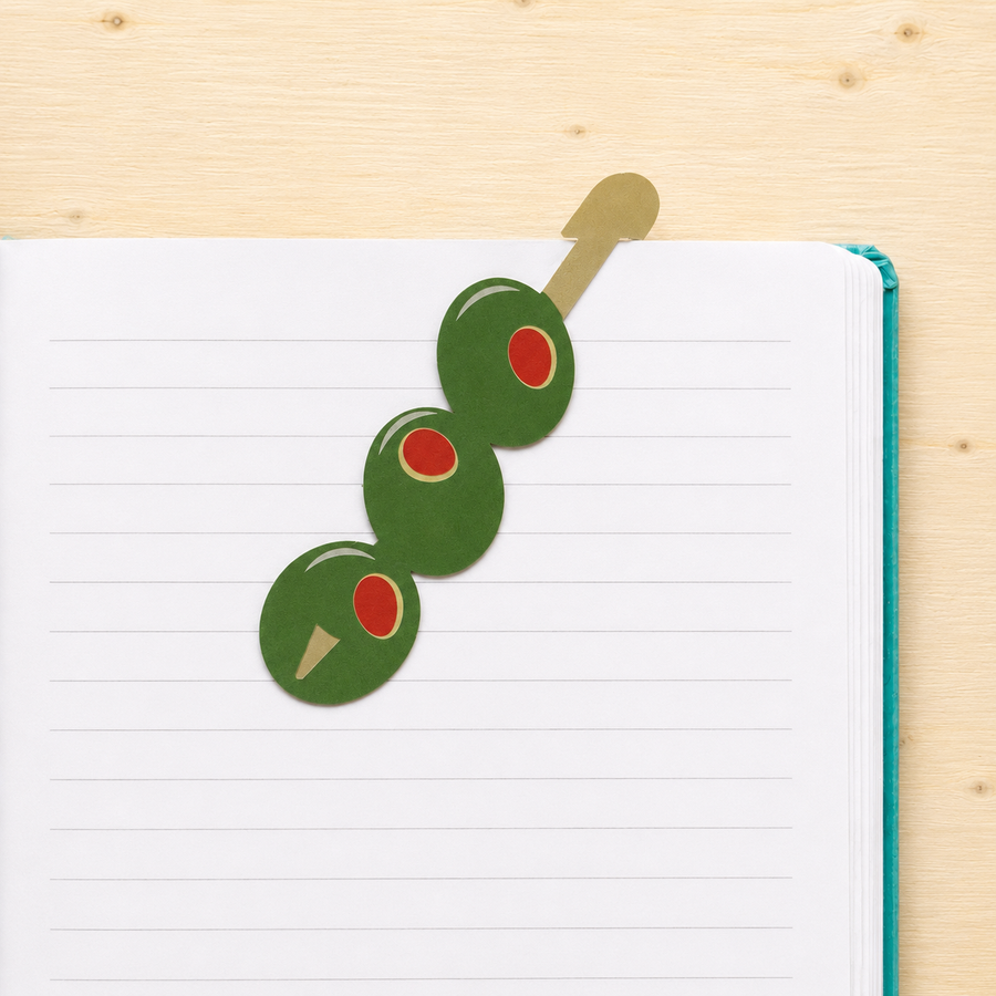Olive Bookmark – Metal Page Marker