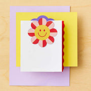 Bookmark - Smiley Flower Page Marker, 1970's retro design