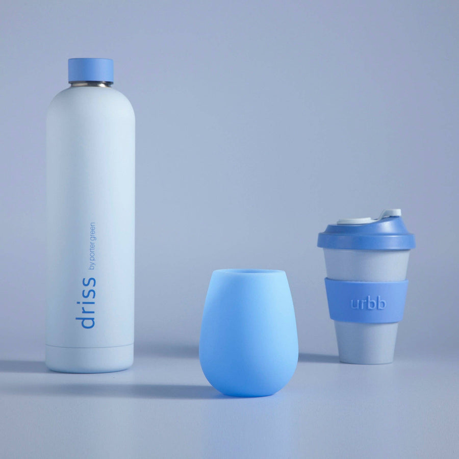 Sky + kingfisher | fegg | silicone unbreakable glasses
