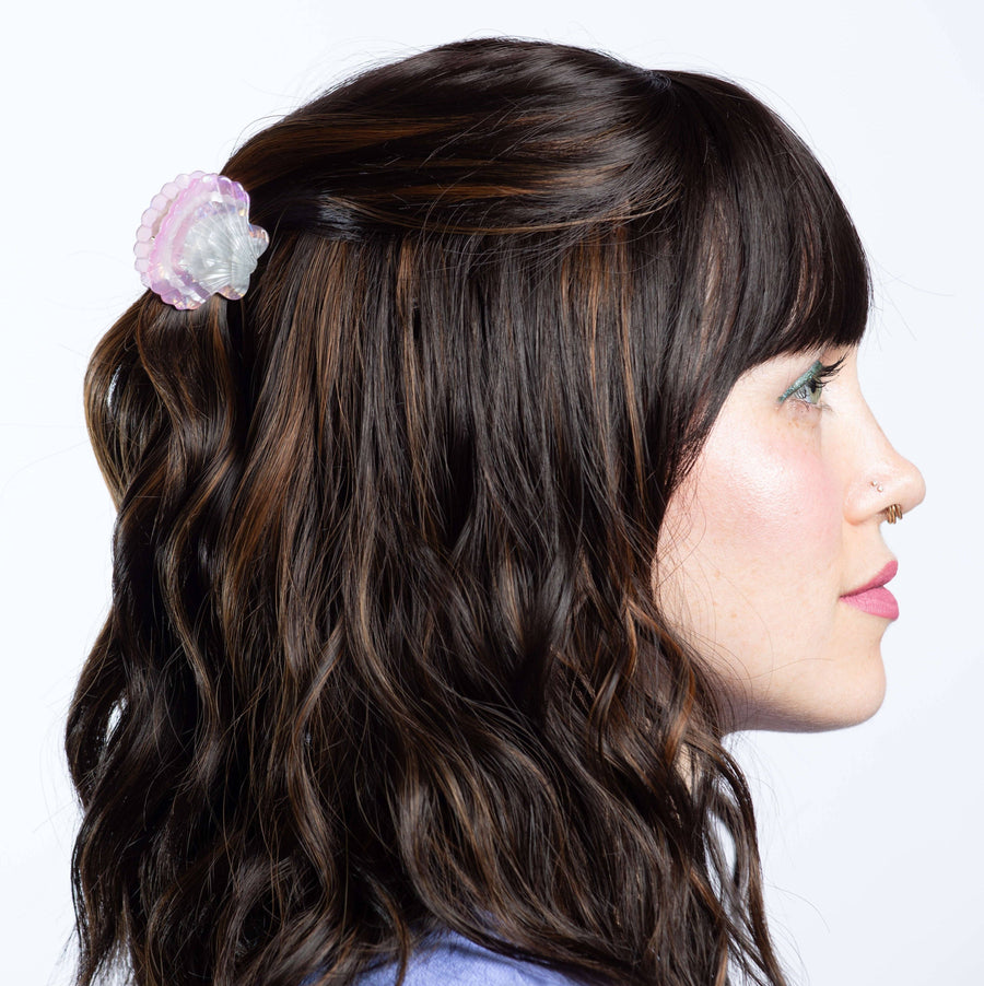 Mini Scallop Shell Hair Claw Clip