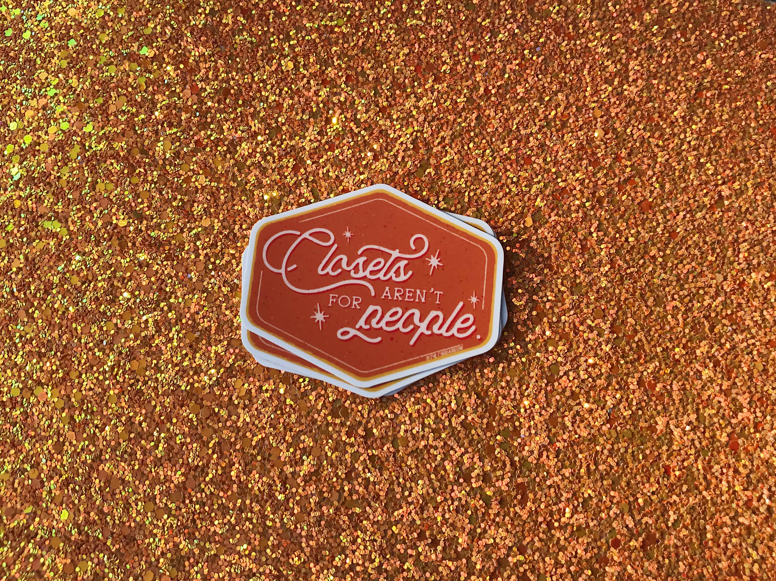 Closets Aren’t For People Sticker