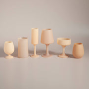 Wheat + oat | stegg |  silicone unbreakable highball glasses