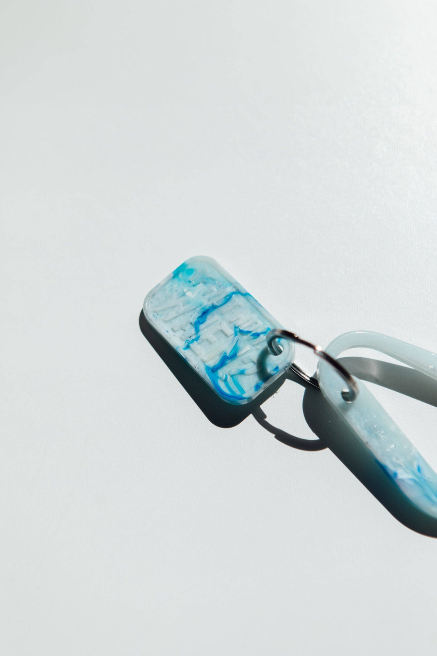 Carabiner Bag Charm Keychain made from Recycled Plastic