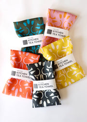 Trellis Tea Towel, yellow