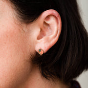 Tomato Enamel Stud Earrings