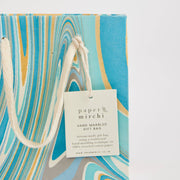 Hand Marbled Gift Bags (Small) - Luxe