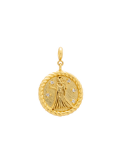 Virgo Zodiac Charm