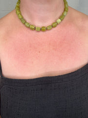 Earthy Chunky Choker Necklace