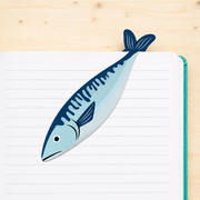 Mackerel Bookmark – Metal Page Marker