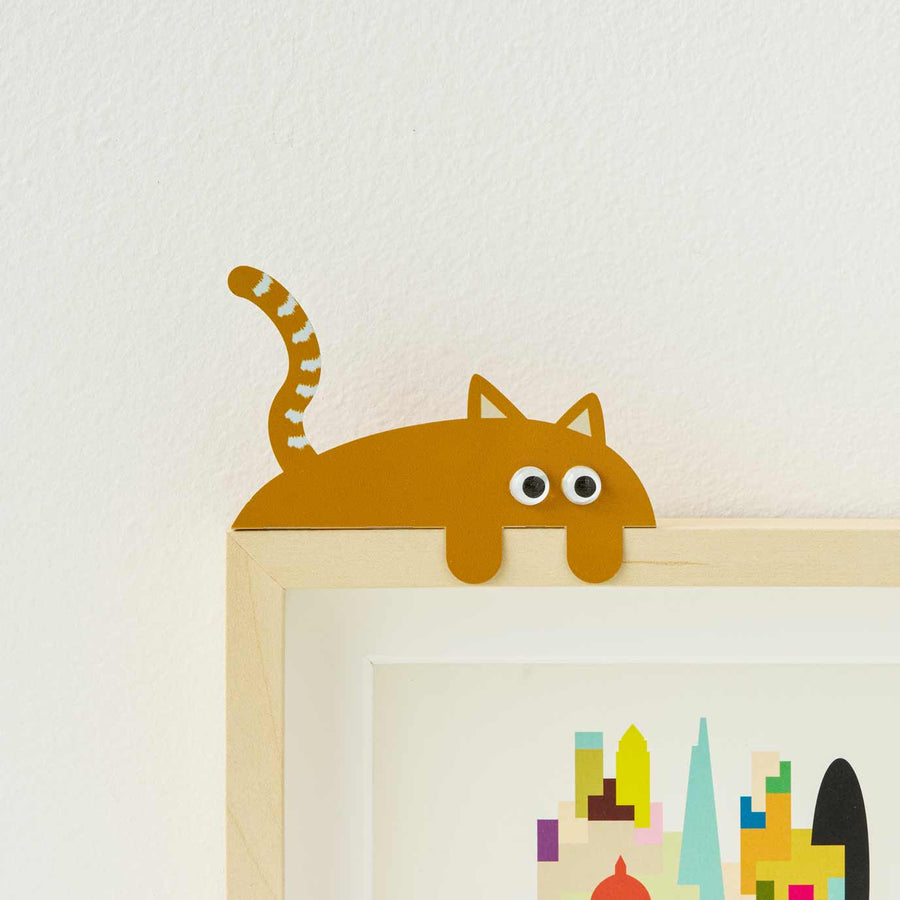 Lookouts Cat - Shelf & Frame Decoration and Cute Home Accessory