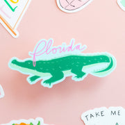 Florida Alligator Sticker