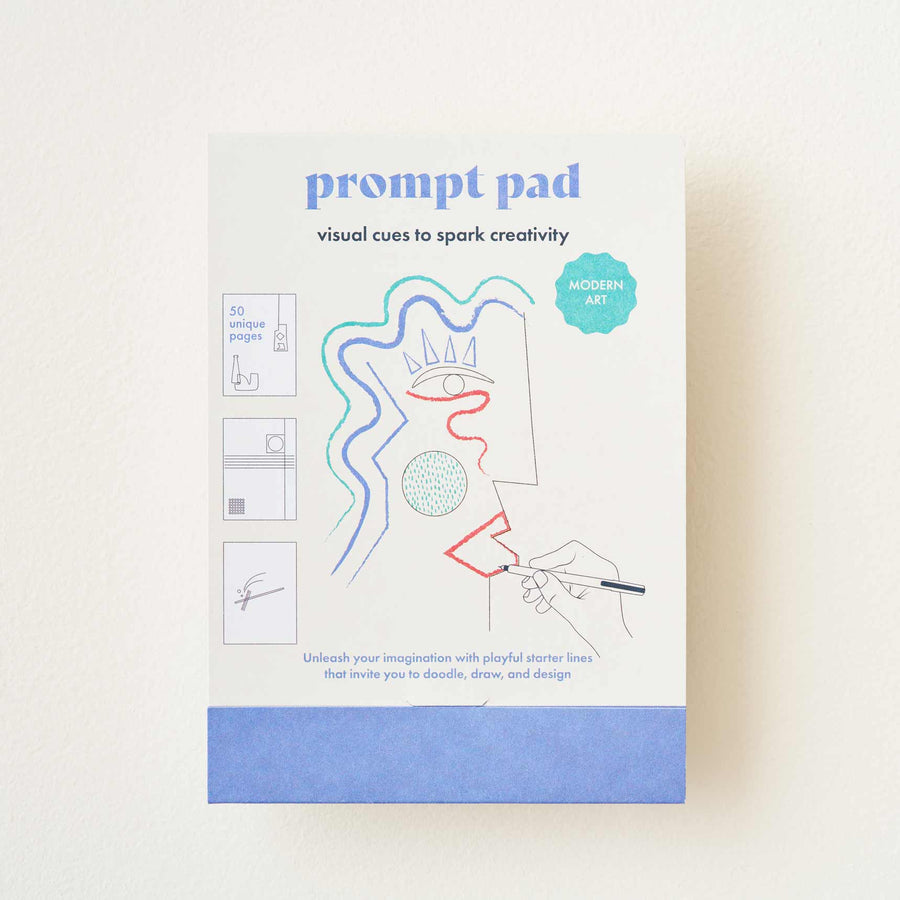 Modern Art Prompt Pad – Creative Drawing & Sketchbook