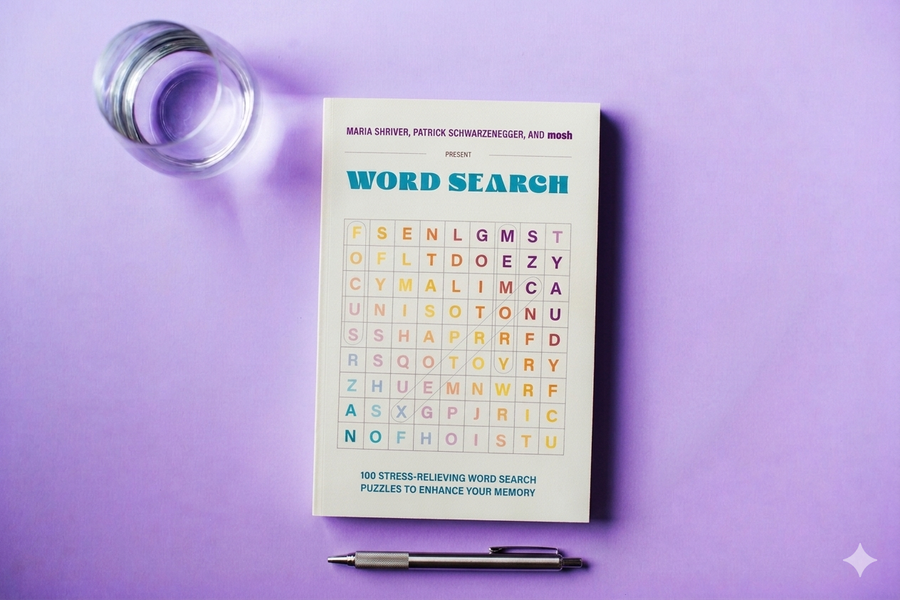 100 Stress-Relieving Word Search Puzzles