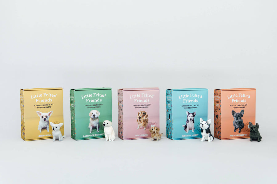Little Felted Friends: Labrador Retriever Needle-Felting Kit