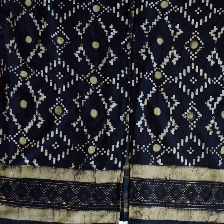 Black Modern Women's Kimono Robe - Beach Coverup | Mansa