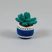 Dog Toy - Cotton & Natural Dyes -Crochet Potted Plant - Fair-trade