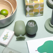 Sage + olive | stemm | silicone unbreakable wine glasses