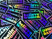 Believe Women Sticker
