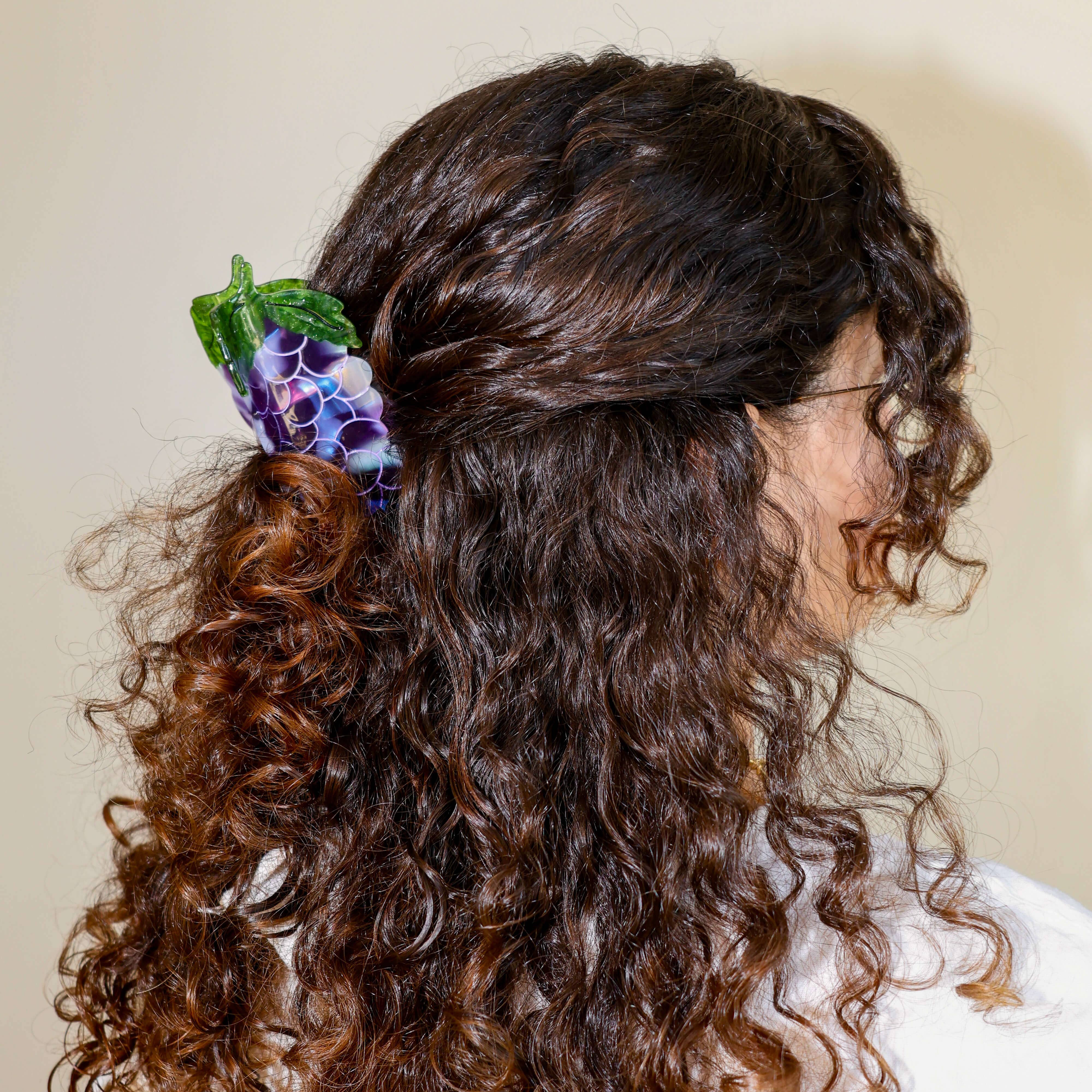 Large Grapes Hair Claw Clip