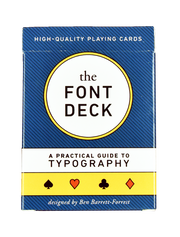 The Font Deck: Playing Cards about Typography