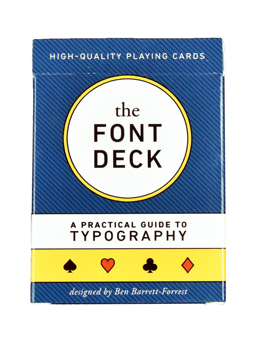 The Font Deck: Playing Cards about Typography