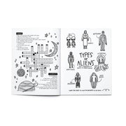 SPACE, Above & Beyond Coloring, Activity, Jokes, DIY + MORE
