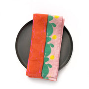 Along The Path linen napkin, SET OF 4