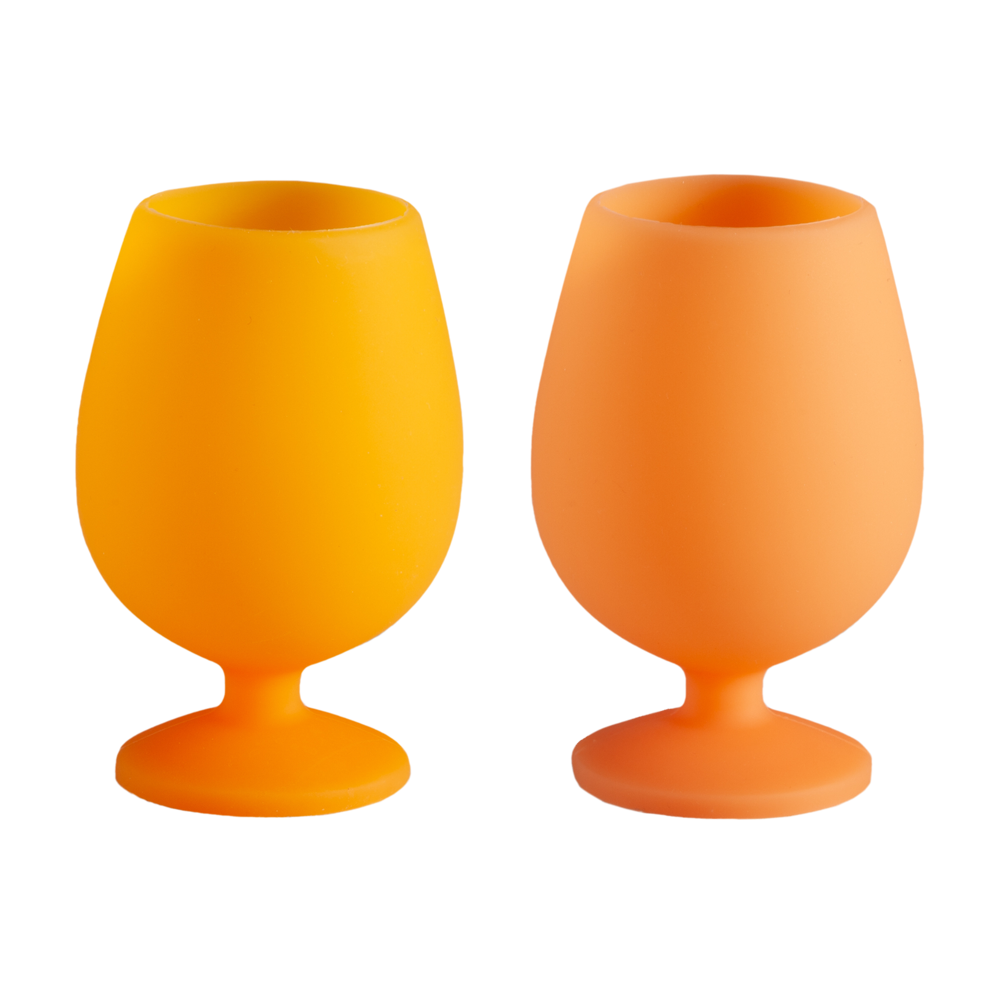 Buttermilk + cantaloupe | stemm | silicone unbreakable wine glasses