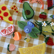 XL Blueberry Hair Claw Clip