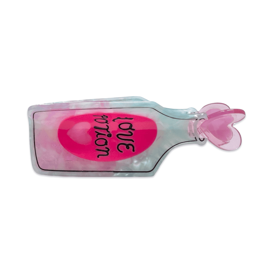 Valentine's Large Love Potion Hair Claw Clip